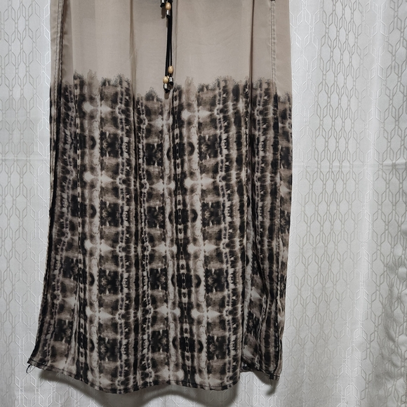 Maurices Black and Tan Strapless Maxi Dress - Picture 11 of 16